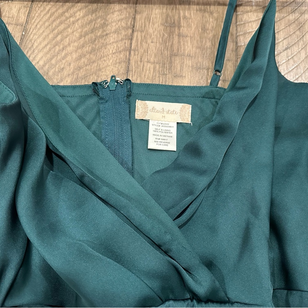 Altar'd State Jade/Green Mini Dress Medium - Picture 5 of 5